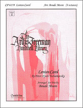 Lenten Carol Handbell sheet music cover